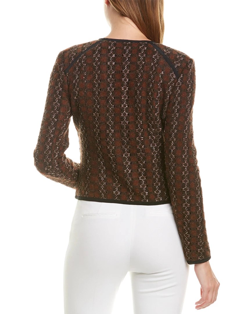 Nanette Lepore Wool-Blend Jacket Women Outerwear 3 Nanette Lepore Wool-Blend Jacket Women Outerwear - Image 2