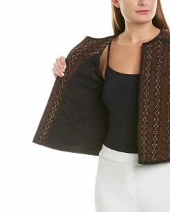 Nanette Lepore Wool-Blend Jacket Women Outerwear 7 Nanette Lepore Wool-Blend Jacket Women Outerwear -Nanette Lepore shop 1050350847 RLLZ 3