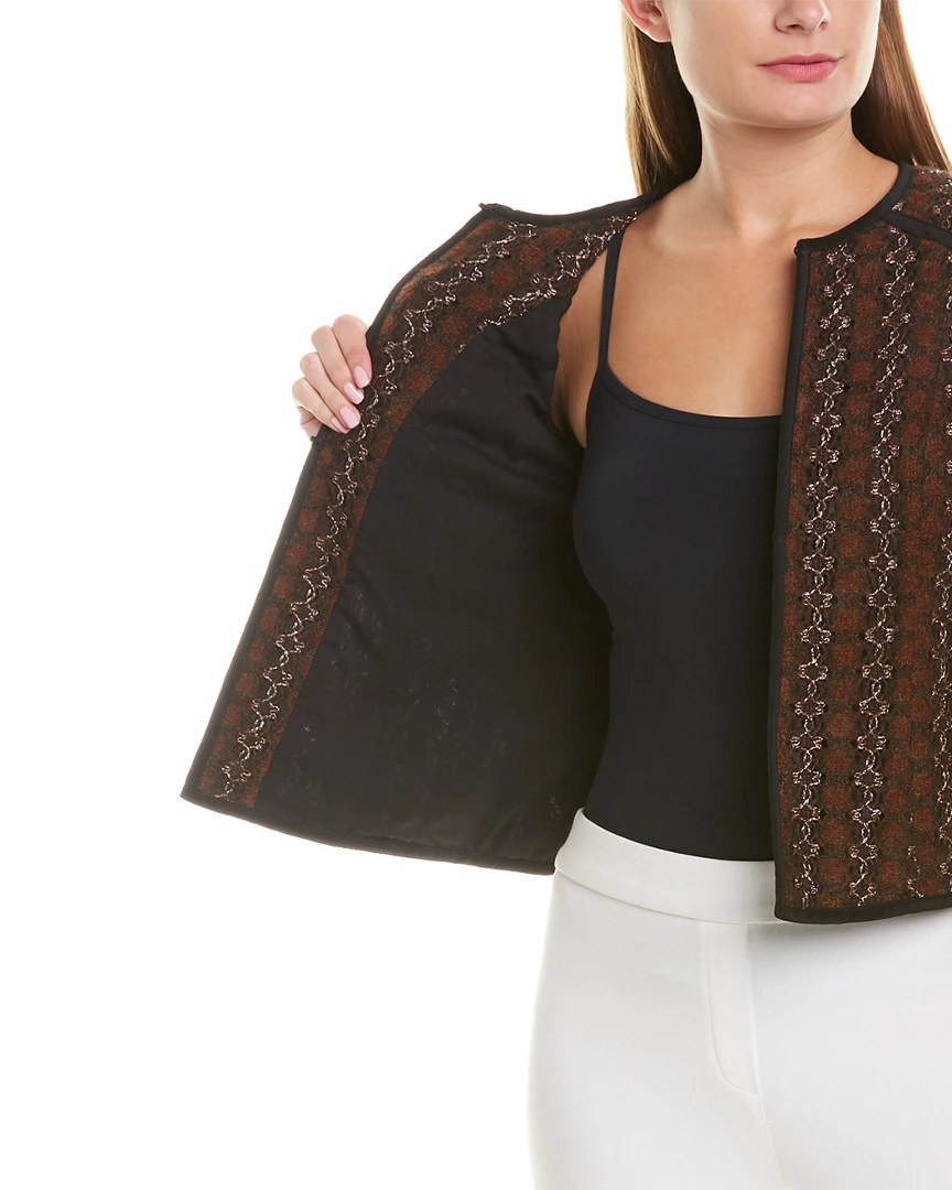 Nanette Lepore Wool-Blend Jacket Women Outerwear 4 Nanette Lepore Wool-Blend Jacket Women Outerwear - Image 3