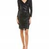 Nanette Nanette Lepore Sequin Faux Wrap Dress Women Dresses 2 Nanette Nanette Lepore Sequin Faux Wrap Dress Women Dresses -Nanette Lepore shop 1050353880 RLLZ 1