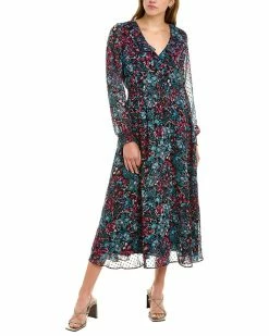 Nanette By Nanette Lepore Swiss Dot Maxi Dress Women Dresses