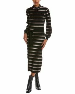 Nanette Nanette Lepore Coco Sweaterdress Women Dresses Black Multi -Nanette Lepore shop 1050353939 RLLZ 1 1
