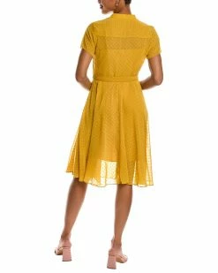 Nanette Nanette Lepore Clipped Dot A-Line Dress Women Dresses -Nanette Lepore shop 1050354099 RLLZ 2