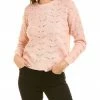 Nanette Nanette Lepore Pointelle Embellished Sweater Women Sweaters & Knits