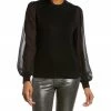 Nanette Nanette Lepore Chiffon Sleeve Sweater Women Sweaters & Knits -Nanette Lepore shop 1050361255 RLLZ 1
