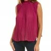 Nanette Nanette Lepore Pleated Halter Top Women Tops