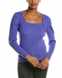Nanette Nanette Lepore Square Neck Sweater Women Sweaters & Knits