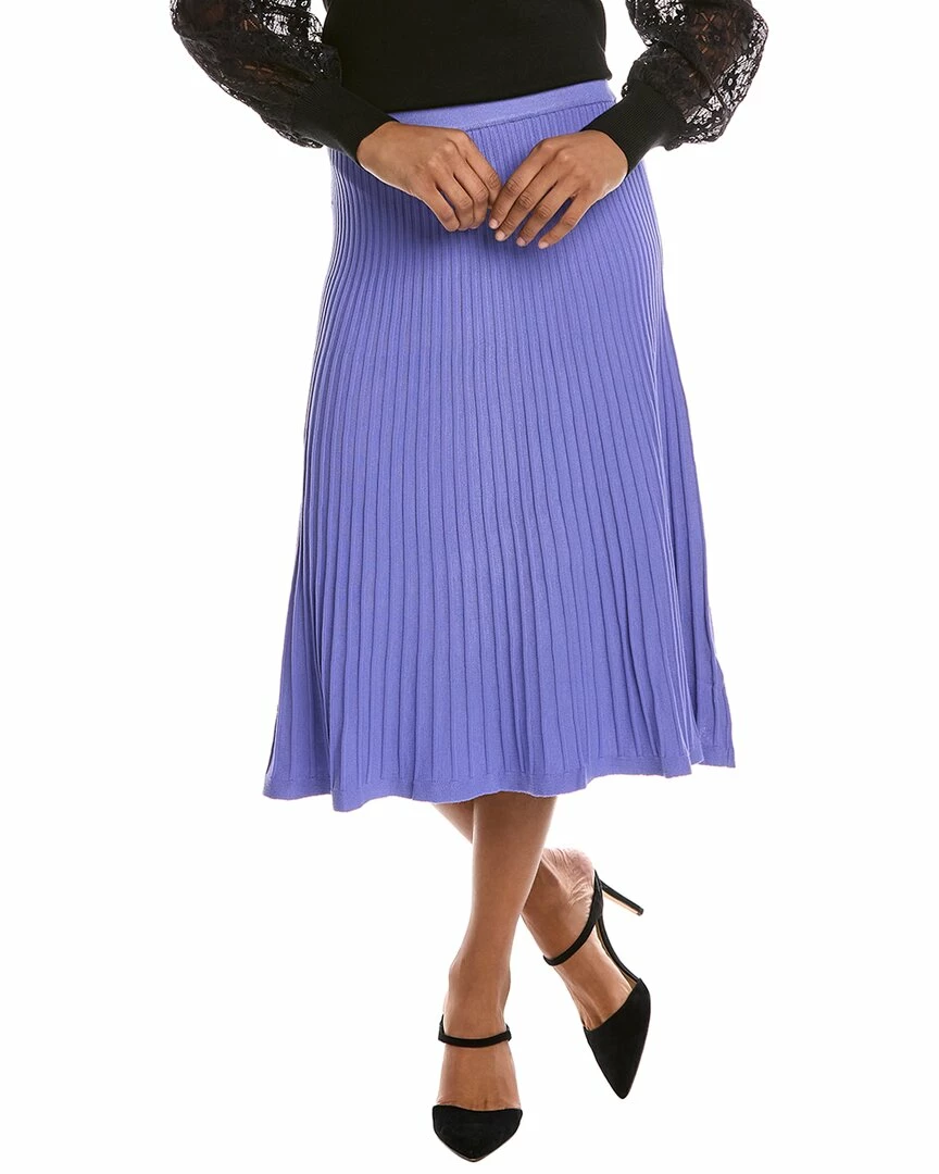Nanette Nanette Lepore Rib Knit Sweater A-Line Skirt Women Skirts 3 Nanette Nanette Lepore Rib Knit Sweater A-Line Skirt Women Skirts