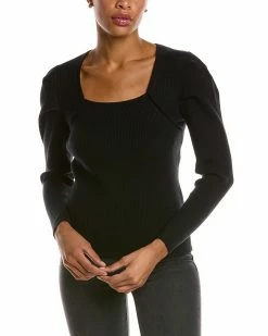 Nanette Nanette Lepore Square Neck Sweater Women Sweaters & Knits