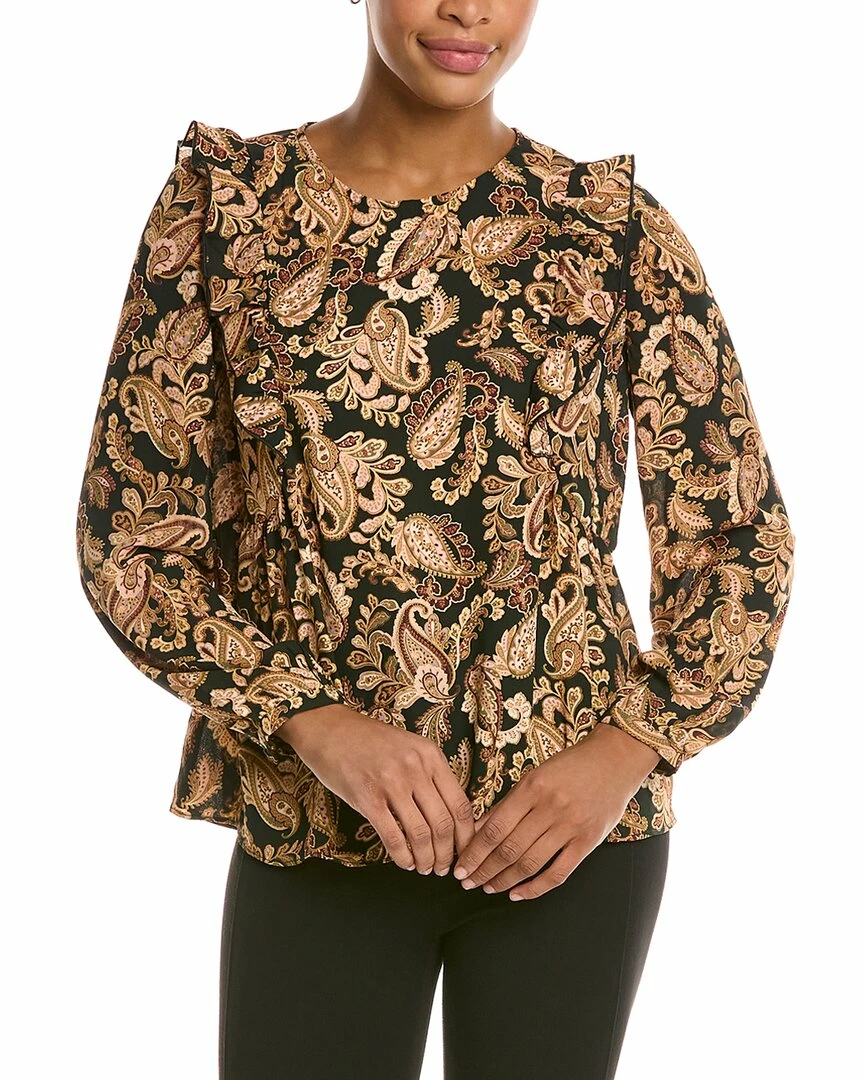 Nanette Nanette Lepore Ruffle Detail Top Women Tops 3 Nanette Nanette Lepore Ruffle Detail Top Women Tops