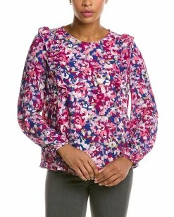Nanette Nanette Lepore Ruffle Detail Top Women Tops