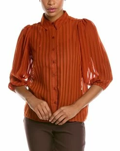 Nanette Nanette Lepore Shadow Stripe Top Women Tops