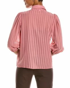 Nanette Nanette Lepore Shadow Stripe Top Women Tops -Nanette Lepore shop 1050361316 RLLZ 2