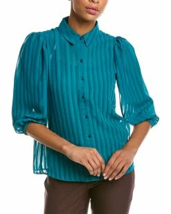 Nanette Nanette Lepore Shadow Stripe Top Women Tops