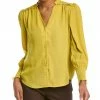 Nanette Nanette Lepore Ruffle Shoulder Top Women Tops