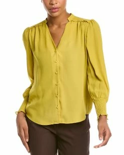 Nanette Nanette Lepore Ruffle Shoulder Top Women Tops