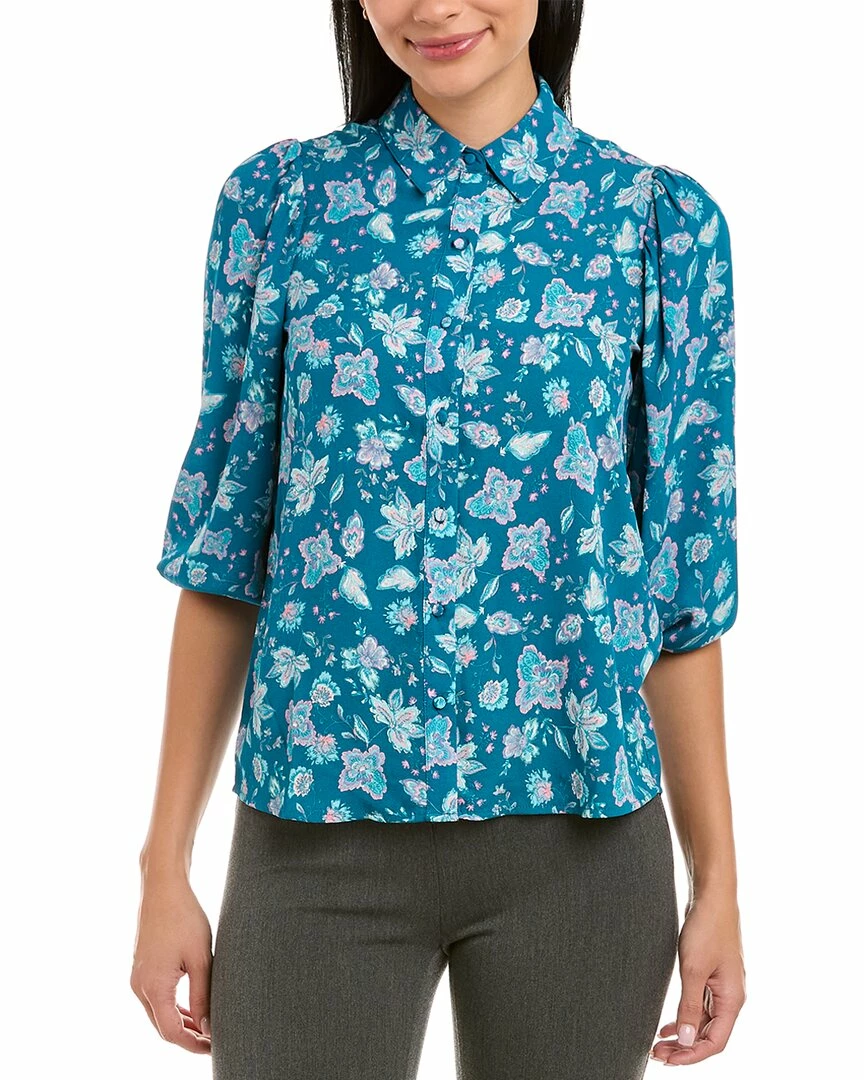 Nanette Nanette Lepore Puff Sleeve Top Women Tops 3 Nanette Nanette Lepore Puff Sleeve Top Women Tops