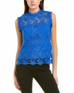 Nanette Nanette Lepore Fanciful Lace Shirt Women Tops