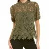 Nanette Nanette Lepore Fanciful Lace Shirt Women Tops