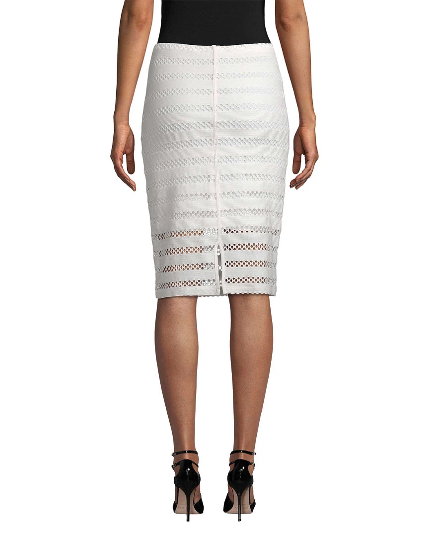 Nanette Lepore Embroidery Pencil Skirt Women Skirts 4 Nanette Lepore Embroidery Pencil Skirt Women Skirts - Image 2