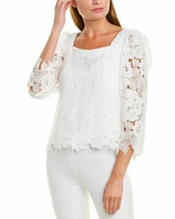 Nanette Lepore Top Women Tops White -Nanette Lepore shop 1050798992 RLLZ 1 1
