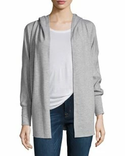 Nanette Lepore Embellished Trim Hooded Sweatshirt Women Tops