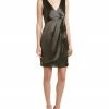 Nanette Lepore Satin Sheath Dress Women Dresses -Nanette Lepore shop 1411230266 RLLZ 1