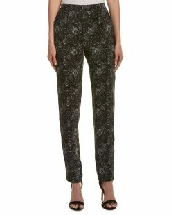 Nanette Lepore Dark Hollow Silk Pant Women Pants