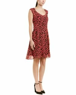 Nanette Lepore Outlaw Silk A-Line Dress Women Dresses