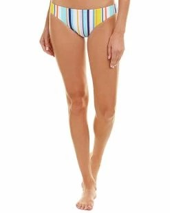 Nanette Lepore Amalfi Coast Stripe Bikini Bottom Women Swimwear & Coverups