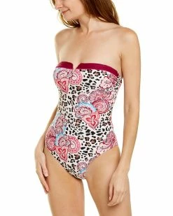 Nanette Lepore Briar Bandeau One-Piece Women Swimwear & Coverups